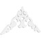 Ekena Millwork Pitch Kendall Architectural Grade PVC Gable Pediment, 48"W x 22"H x 1"P (11/12) GPP048X022X100KEN - alternate 1